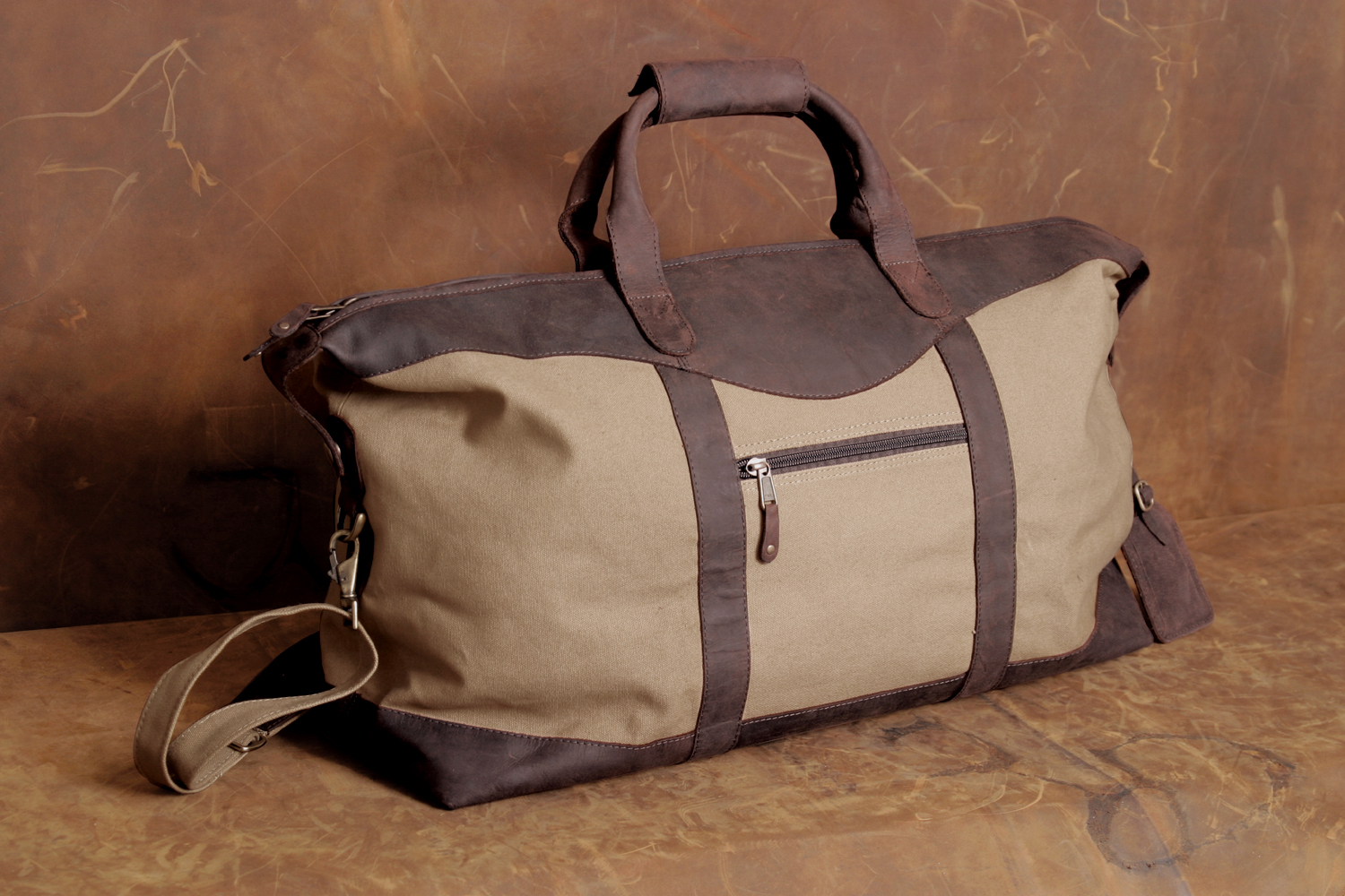 Leather/Canvas Duffel