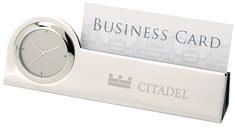 Clock and Business card holder